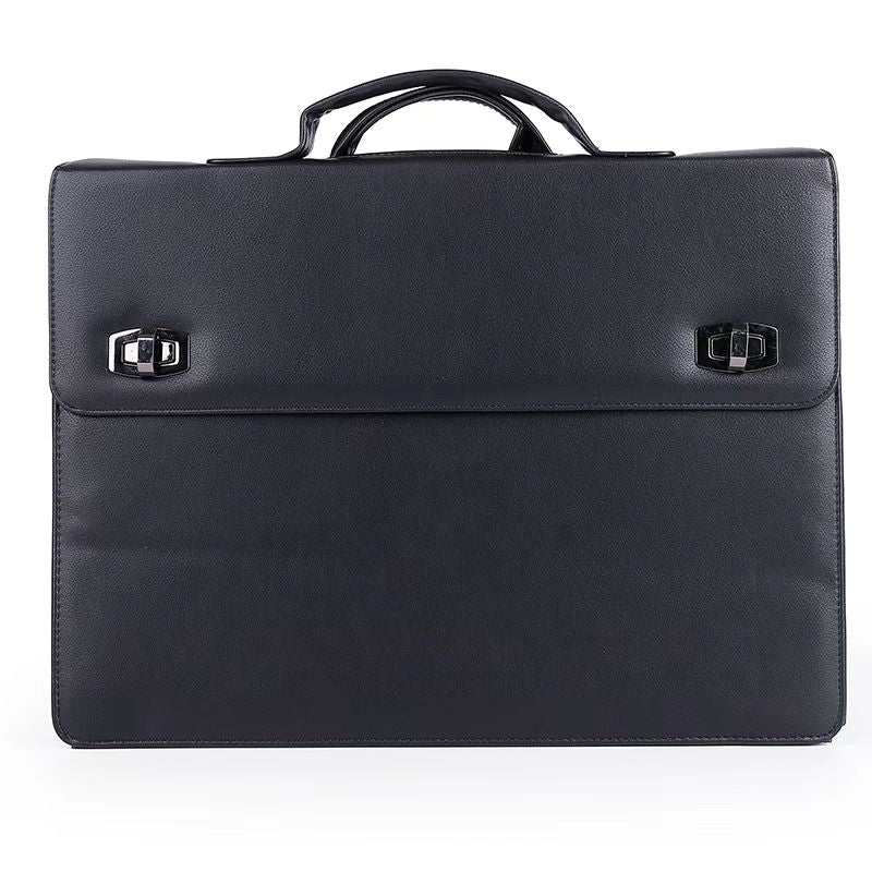 NIJ 3A 9mm FMJ & .44 Mag Ballistic Leather Briefcase