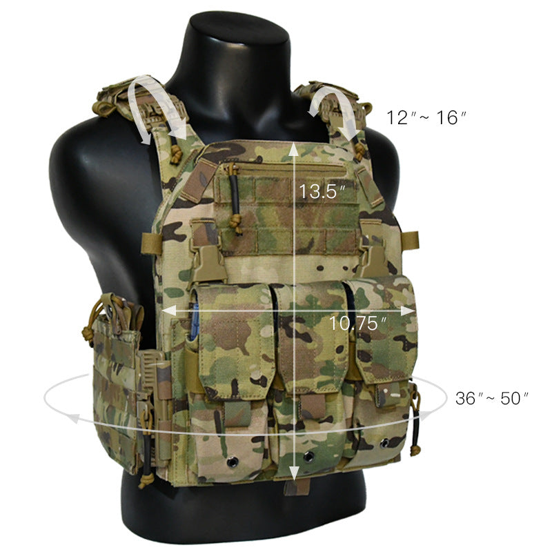 Tactical Plate Carrier With Molle System