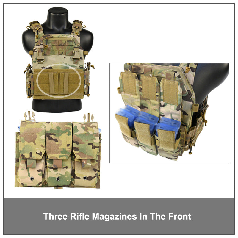 Tactical Plate Carrier With Molle System