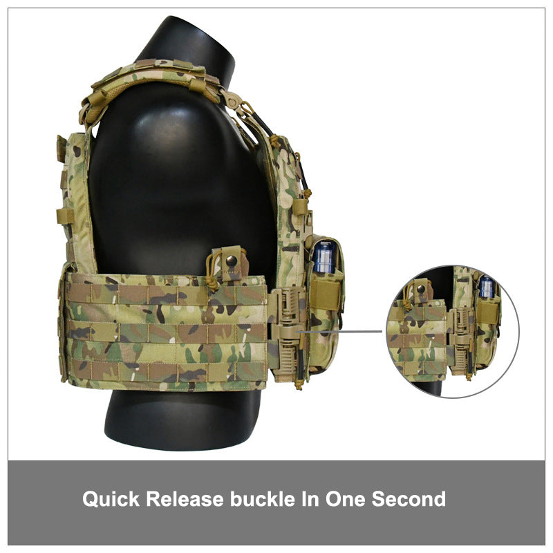 Tactical Plate Carrier With Molle System